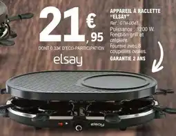 E.Leclerc Appareil à raclette Elsay offre