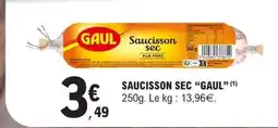 E.Leclerc SAUCISSON SEC “GAUL” offre