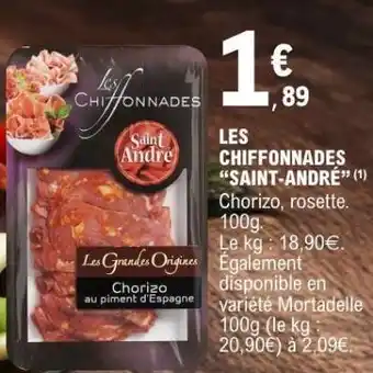 E.Leclerc LES CHIFFONNADES “SAINT-ANDRÉ” offre