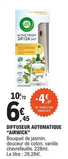 E.Leclerc DIFFUSEUR AUTOMATIQUE “AIRWICK” offre