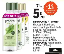 E.Leclerc Shampooing Timotei offre