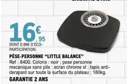 E.Leclerc PÈSE-PERSONNE “LITTLE BALANCE” offre