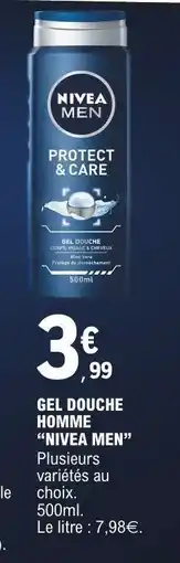 E.Leclerc GEL DOUCHE HOMME NIVEA MEN offre