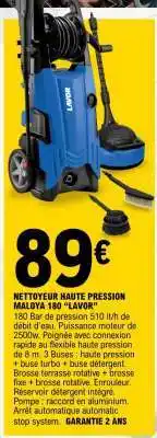 E.Leclerc NETTOYEUR HAUTE PRESSION MALOYA 180 LAVOR offre
