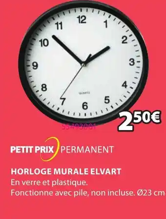 JYSK Horloge Murale Elvart offre