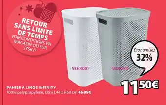 JYSK Panier à Linge Infinity offre