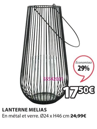 JYSK Lanterne Melias offre