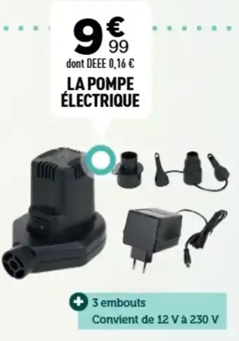 Centrakor La pompe électrique offre