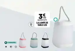 Centrakor La lampe de table led offre