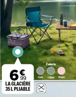 Centrakor La glacière 35 l pliable x offre