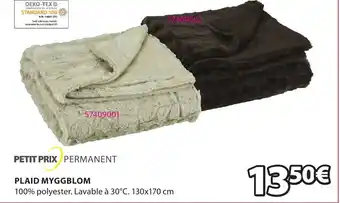 JYSK Plaid Myggblom offre