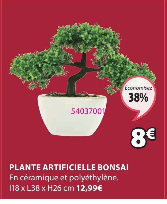 Promo Plante Artificielle Bonsai chez JYSK