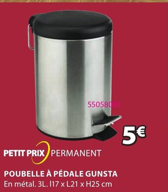 JYSK Poubelle à Pédale Gunsta offre