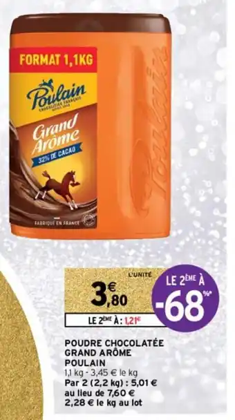 Intermarché Hyper Poudre Chocolatée Grand Arôme offre