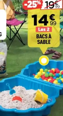 Centrakor Bacs à sable offre