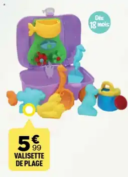 Centrakor Valisette de plage offre