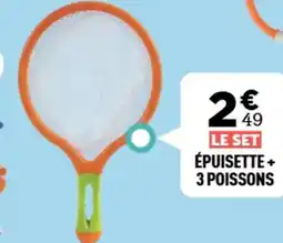 Centrakor Épuisette + 3 poissons offre