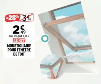 Centrakor Moustiquaire pour fenêtre de toit offre