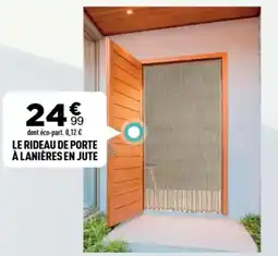 Centrakor Le rideau de porte à lanières en jute offre
