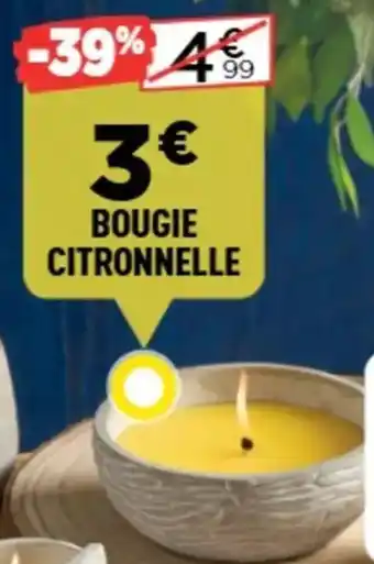 Centrakor Bougie citronnelle offre