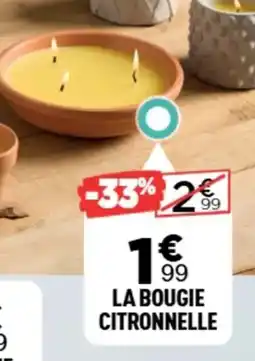 Centrakor La bougie citronnelle offre