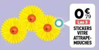 Centrakor Stickers vitre attrape- mouches offre