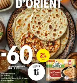 Intermarché ISLA DELICE M'semen surgelé offre