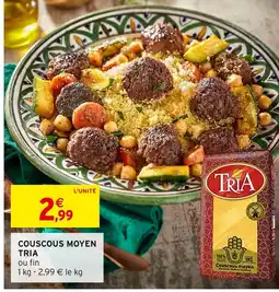 Intermarché TRIA Couscous moyen offre