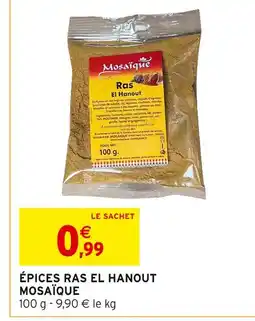 Intermarché Mosaïque Épices Ras El Hanout offre