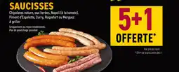 Carrefour Saucisses offre