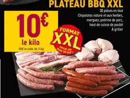 Carrefour Plateau BBQ XXL offre