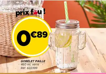 Gifi Gobelet Paille offre