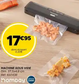 Gifi homday Machine sous vide offre
