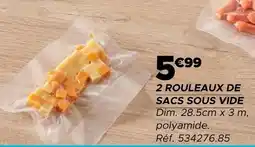 Gifi 2 rouleaux de sacs sous vide offre