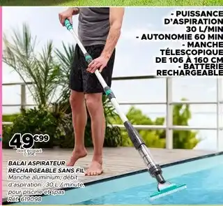 Gifi Balai aspirateur rechargeable sans fil offre