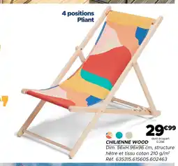Gifi Chilienne Wood offre