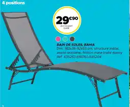 Gifi Bain de soleil Bahia offre