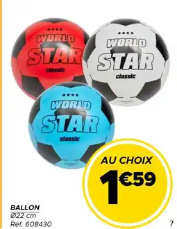 Gifi World Star Ballon offre
