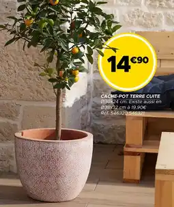 Gifi Cache-pot terre cuite offre