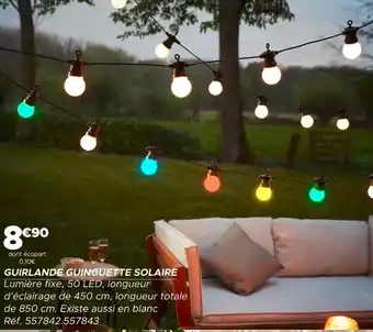 Gifi Guirlande guinguette solaire offre