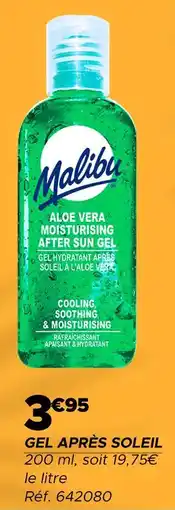 Gifi Malibu Gel après soleil offre