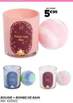 Gifi Bougie + bombe de bain offre
