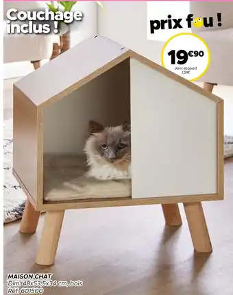 Gifi Maison chat offre