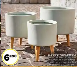 Gifi Cache pot fibre d'argile offre