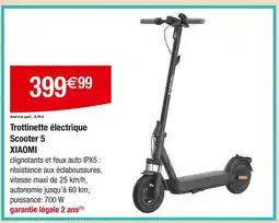Carrefour XIAOMI Trottinette électrique Scooter 5 offre