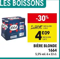 Supeco 1664 Bière blonde offre