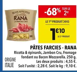 Supeco Rana Pâtes Farcies offre