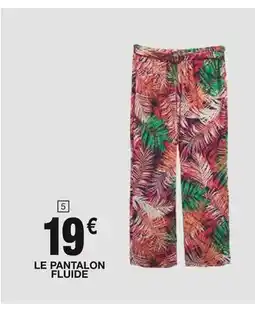 Carrefour Pantalon fluide offre