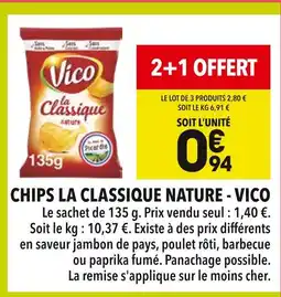 Supeco Vico Chips La Classique Nature offre