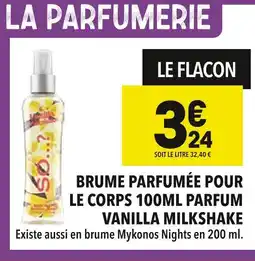 Supeco SO...? Brume parfumée pour le corps 100ml parfum Vanilla Milkshake offre
